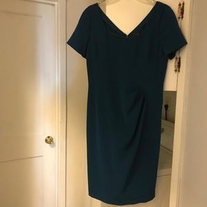 Adrianna Papell, teal dress size 12. Used once